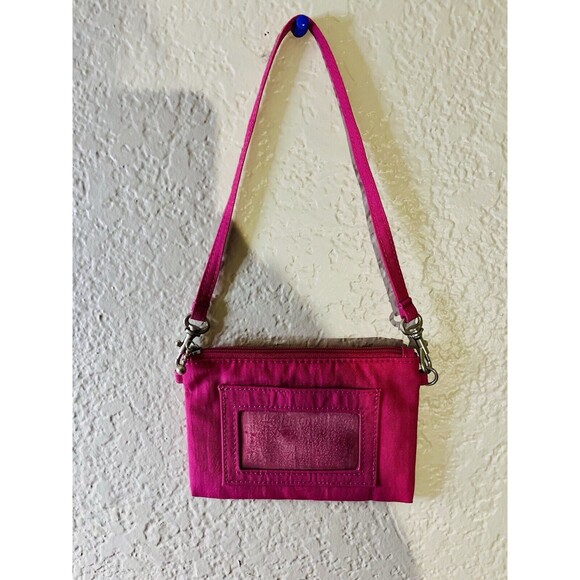 Baggallini Hot Pink Ergonomic Sling Crossbody Streetwear Hipster Commuter Bag - Picture 6 of 9